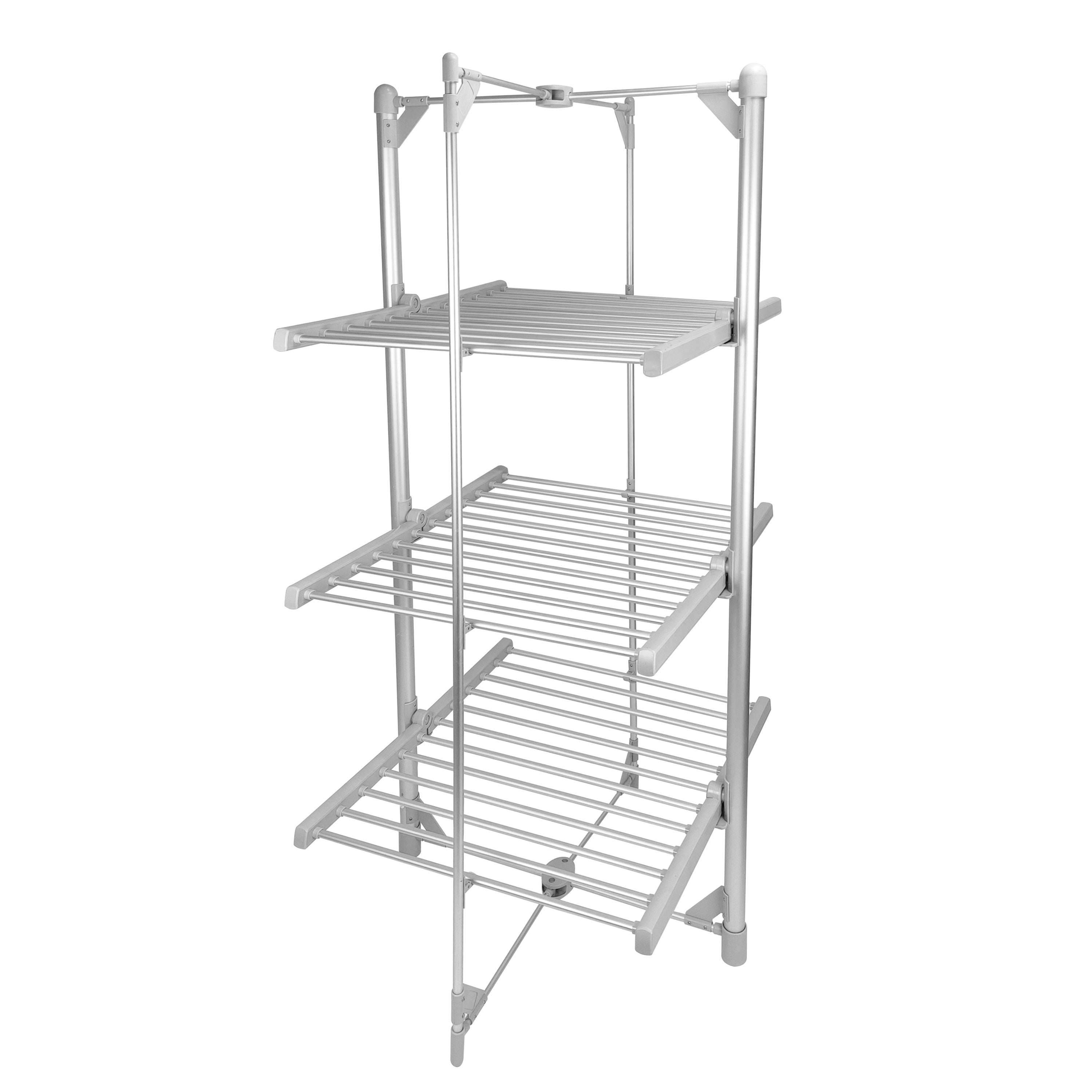 AMOS 3-Tier Heated Electric Foldable Clothes Airer With Cover
