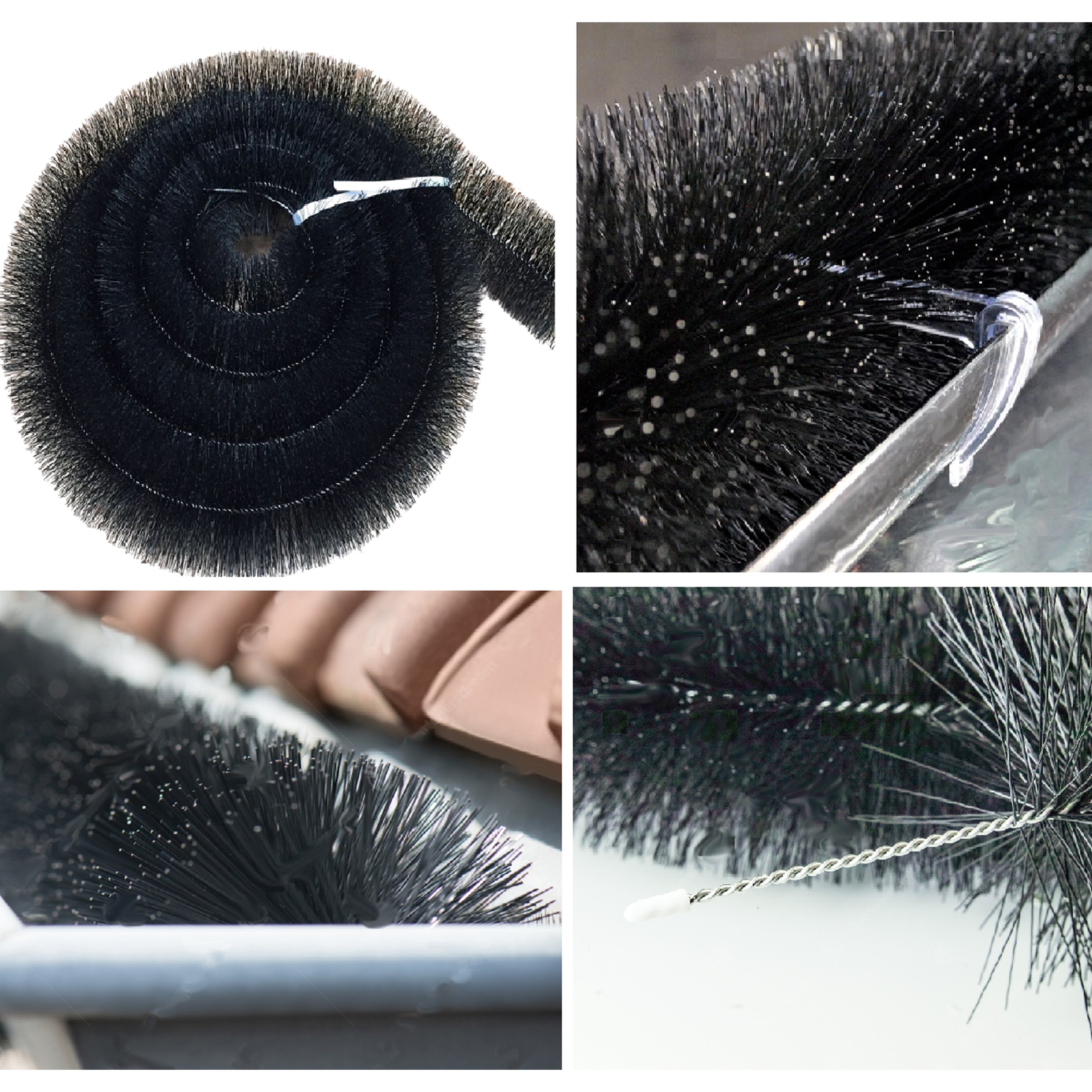 AMOS Gutter Brush Black