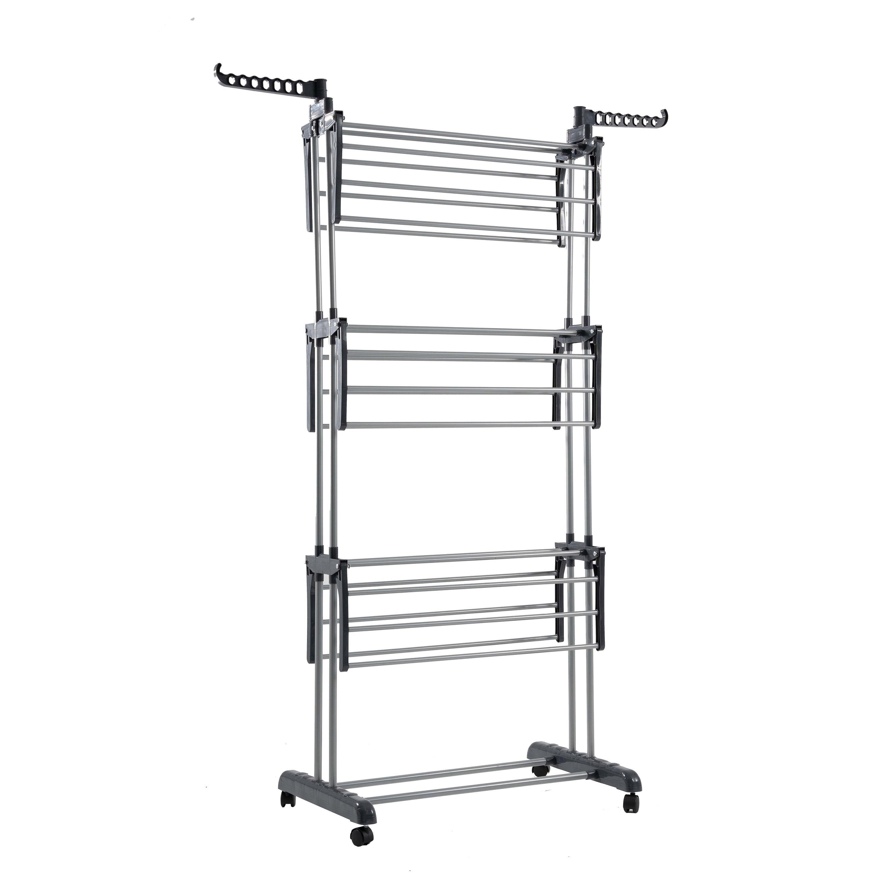 AMOS Clothes Rack 4-Tier Foldable Drying