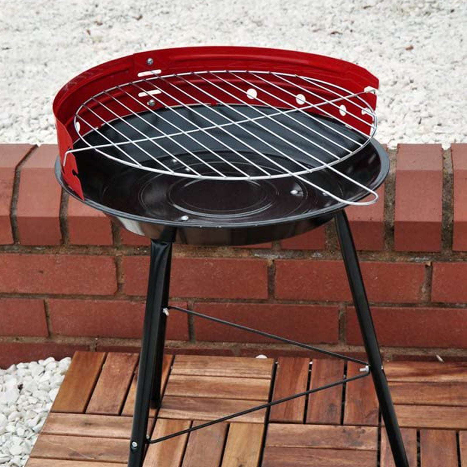 AMOS 14" Open Top BBQ Grill