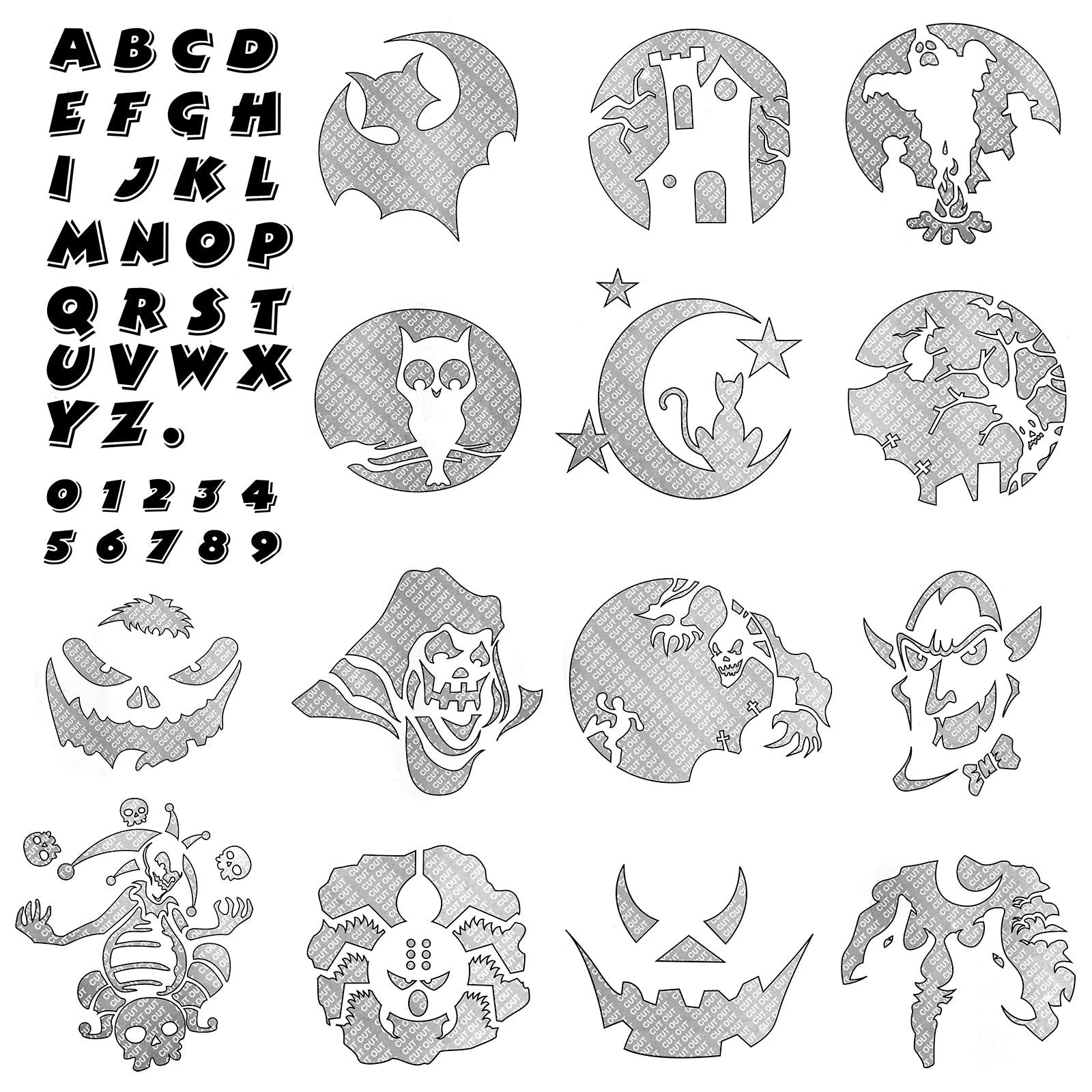 AMOS Halloween Pumpkin Carving Kit