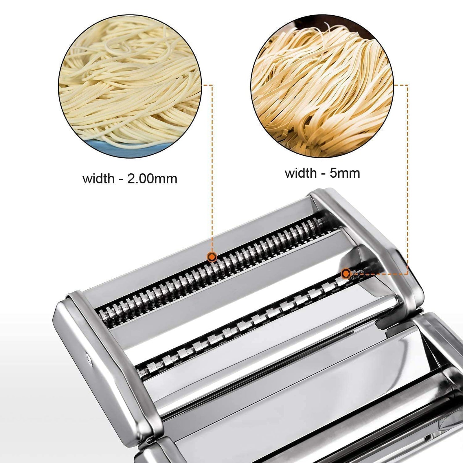 AMOS Italian Pasta Machine & Pasta Spiral Drying Rack