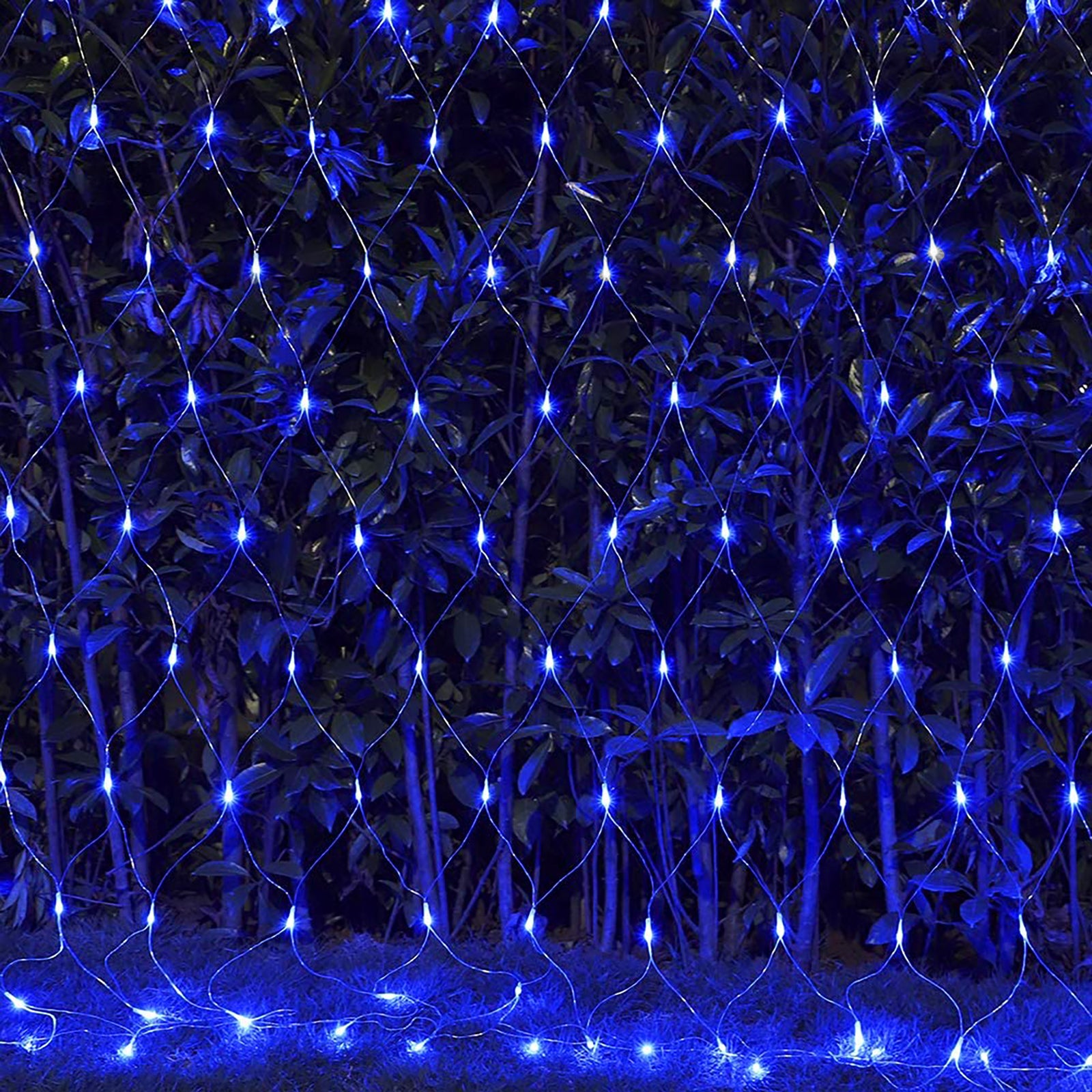 AMOS 180 Battery Operated LED Christmas Mesh Net Chaser Lights Indoor Outdoor with 8 Functions - 1.8m x 1.2m