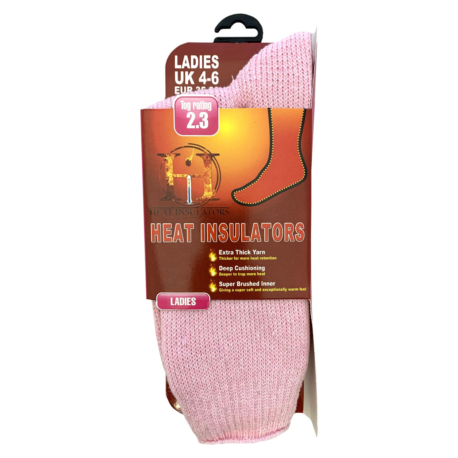 Ladies Size 4-6  Warm Thermal Socks 