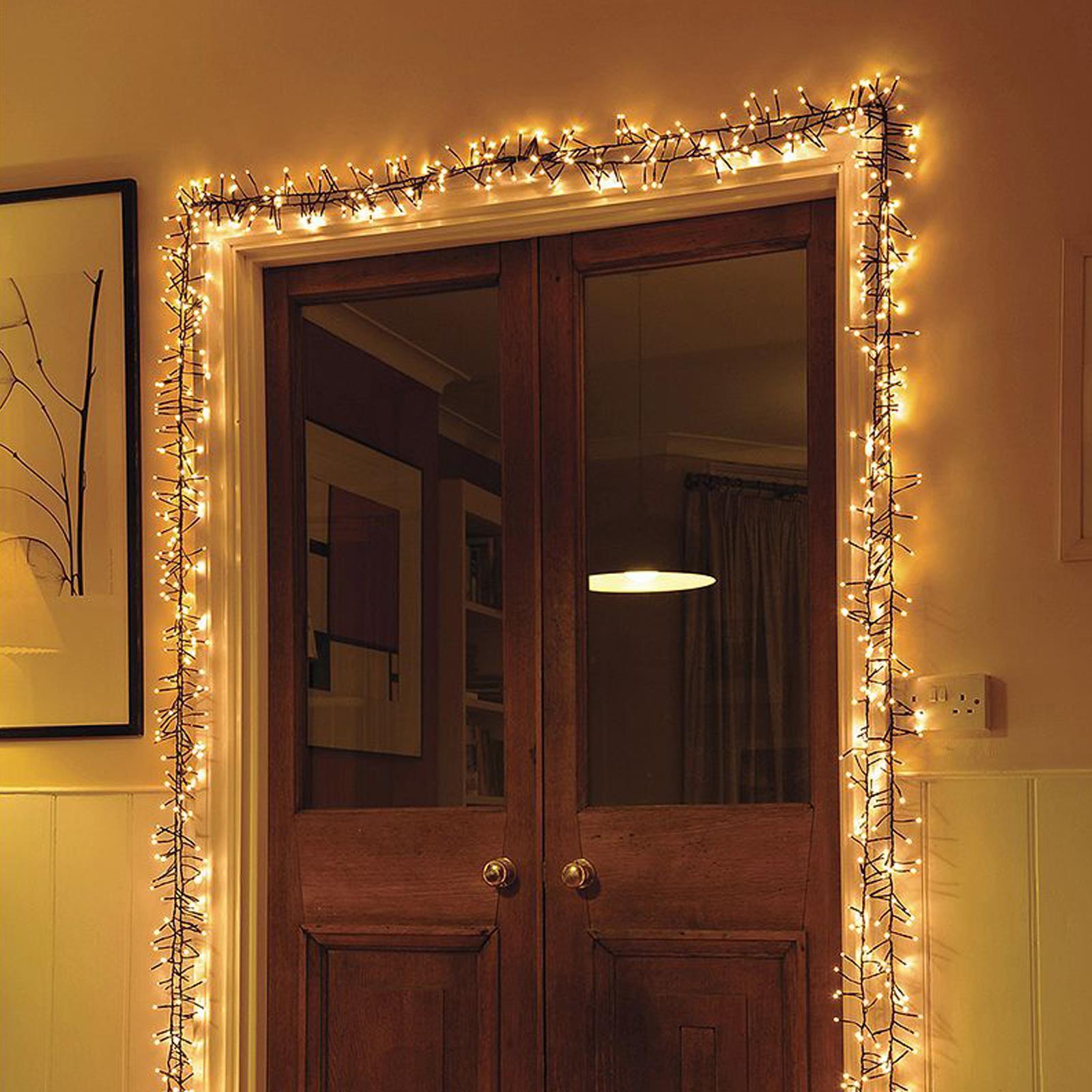 AMOS 2000 LED Cluster 26m Fairy Lights Indoor Outdoor Christmas Tree House Decoration