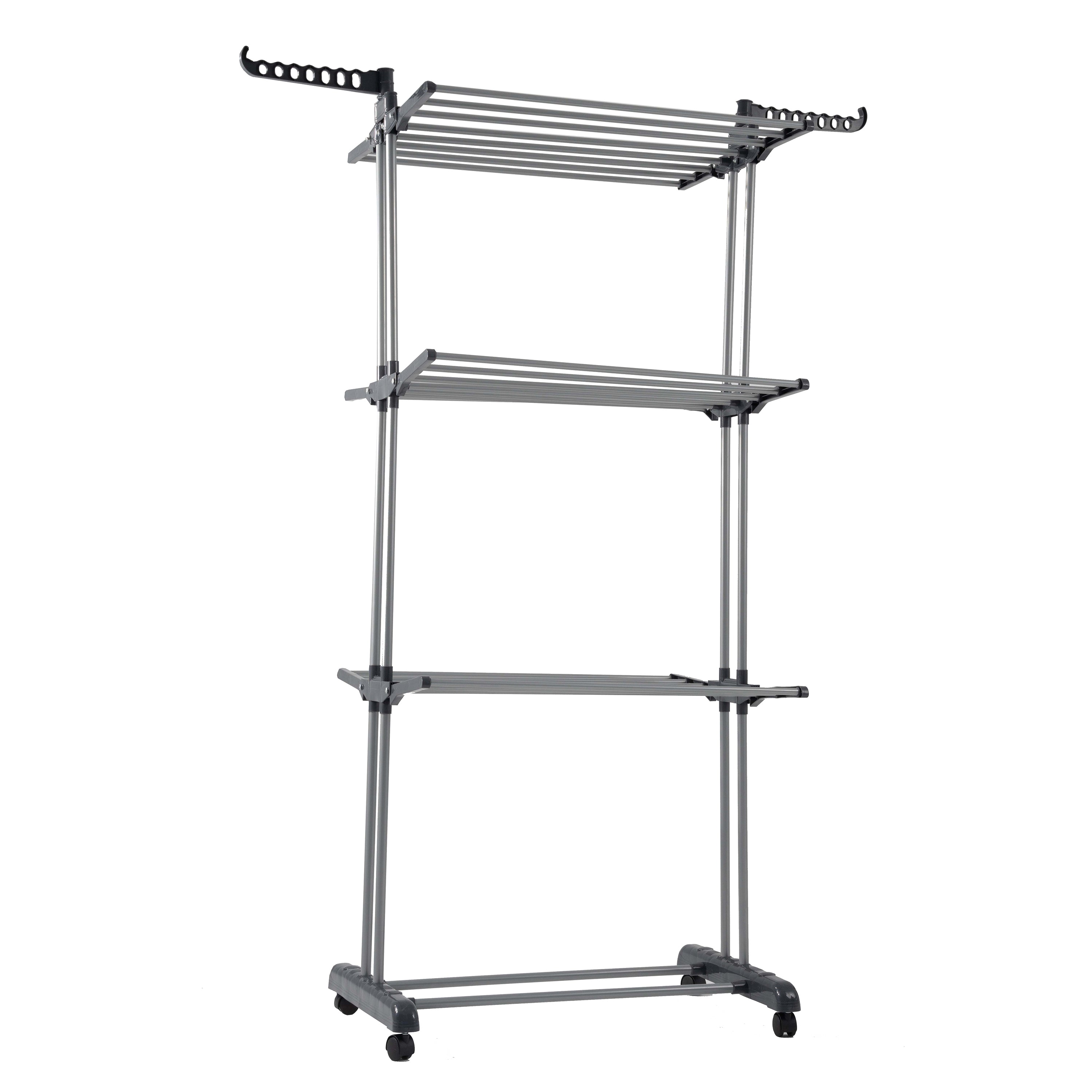 AMOS Clothes Rack 4-Tier Foldable Drying 