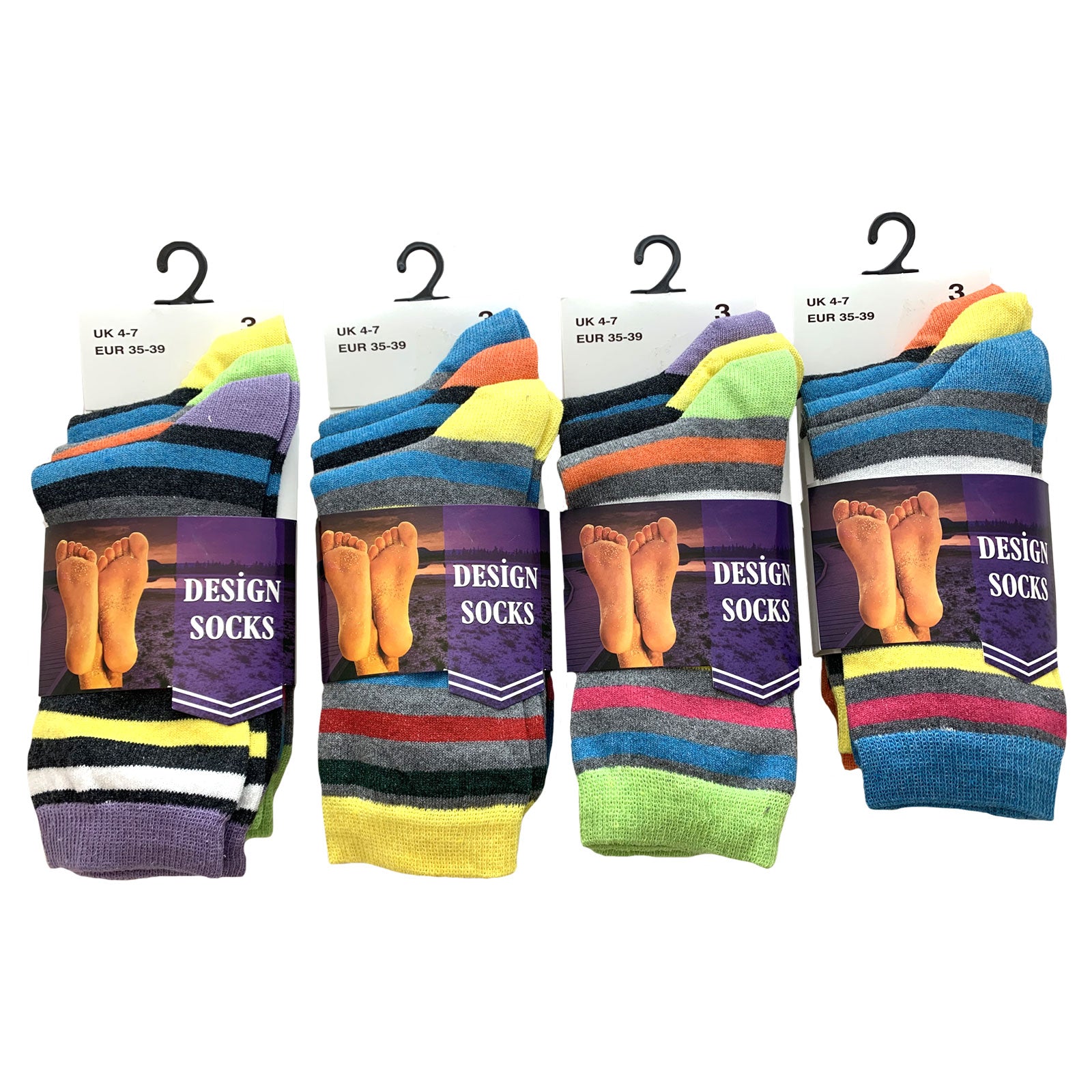 AMOS Ladies/Womens Design Socks