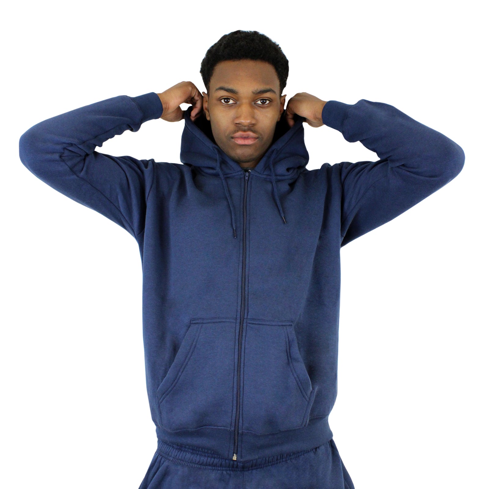 Insignia Blue Zipper Hoodie