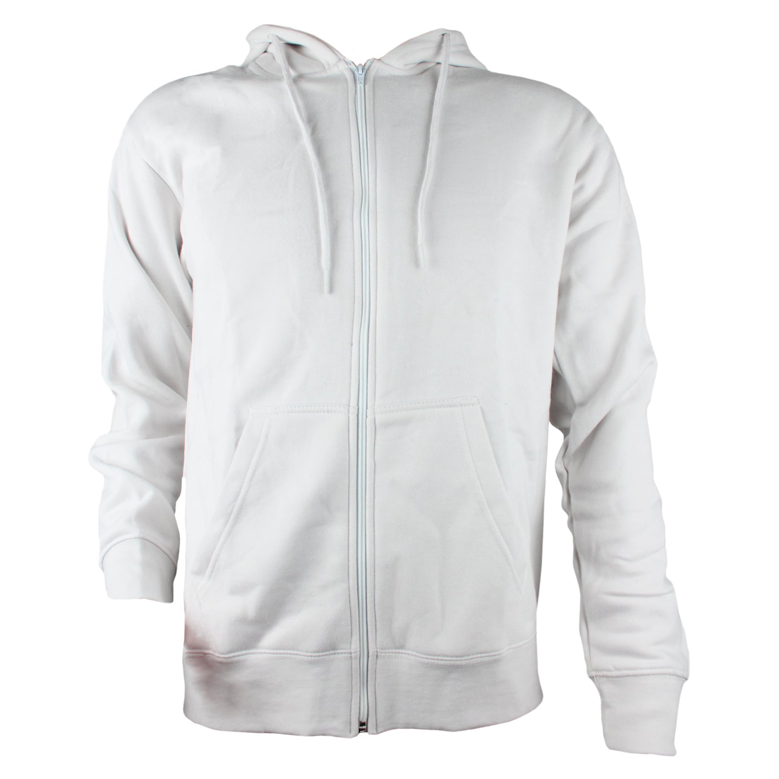 White zip 2024 up hoodie mens