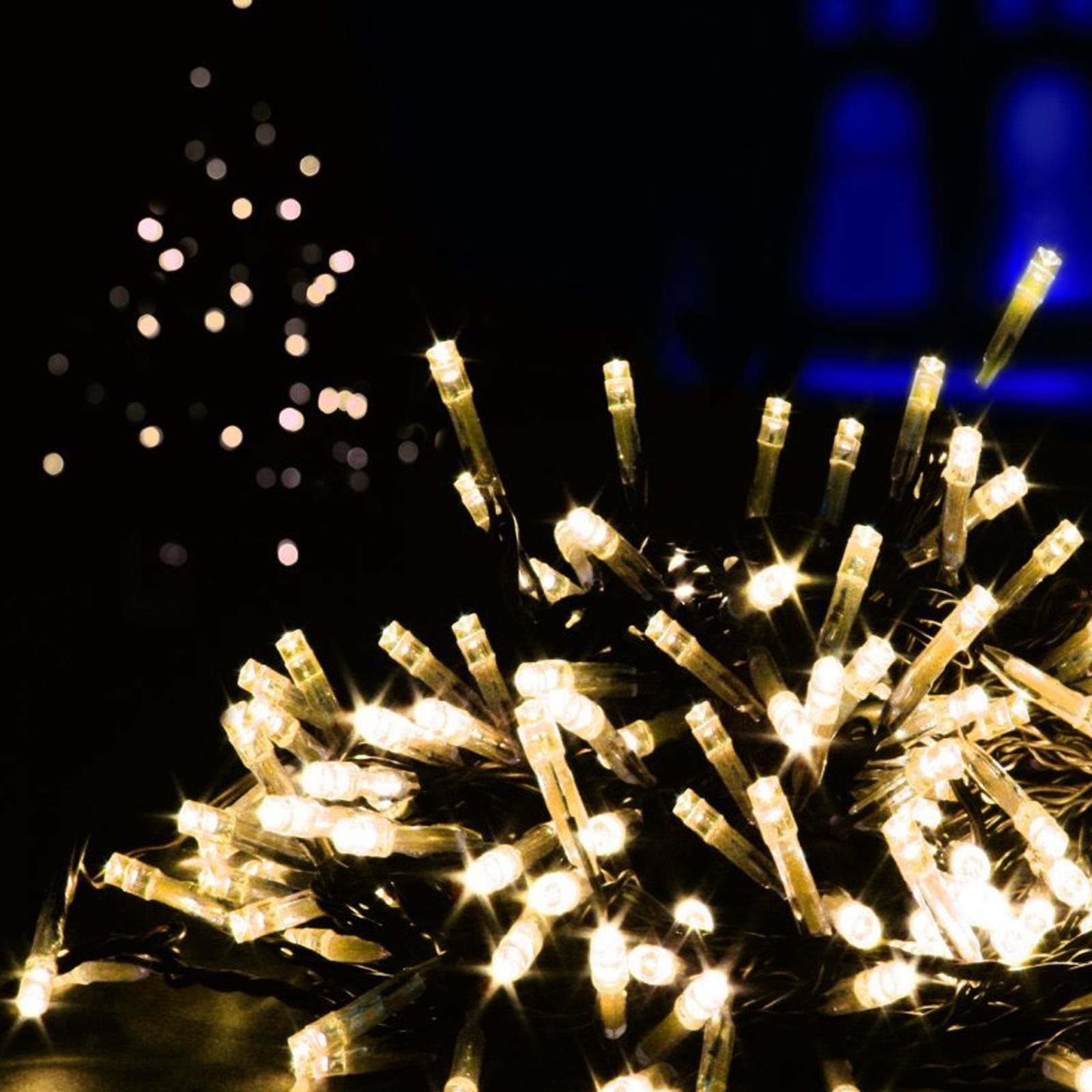 ROADAYLY Fairy Light 720 LED 295ft Color Changing Green Line Lights Outdoor 11 Modes Plug in Outdoor String Lights Waterproof LED String Lights Orchar AMOS 720 LED 72m String Fairy Lights Indoor Outdoor Christmas Tree House  Decoration