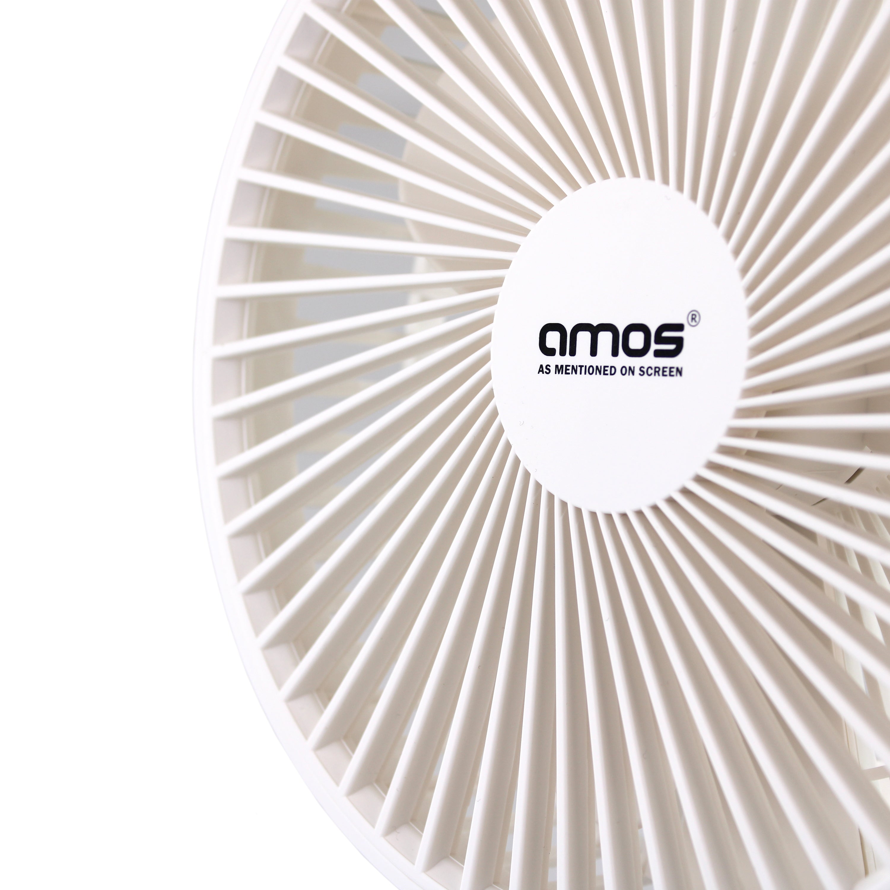 AMOS 7 Inch Rechargeable Foldable Mini Desk Fan