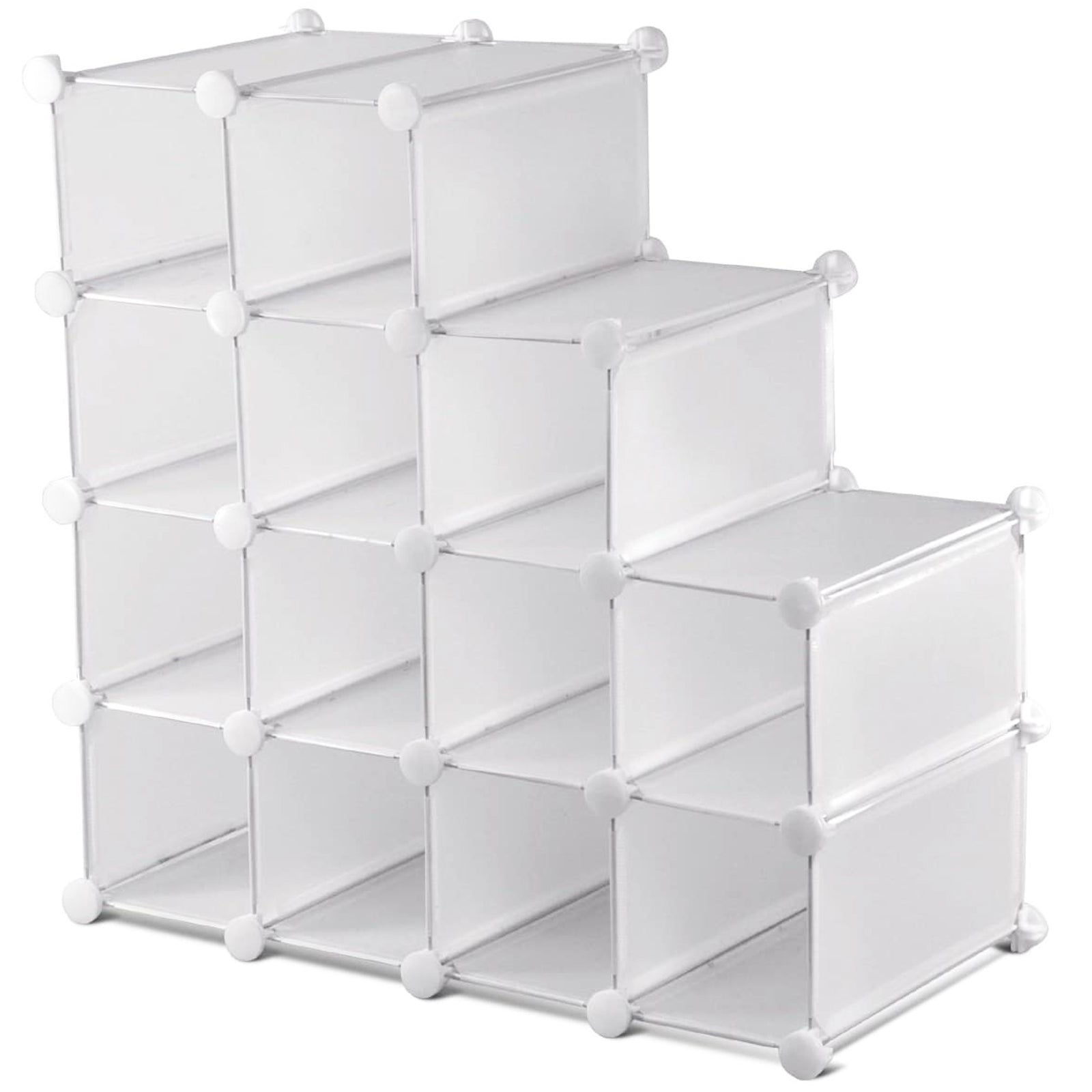 Interlocking shoe store organizer