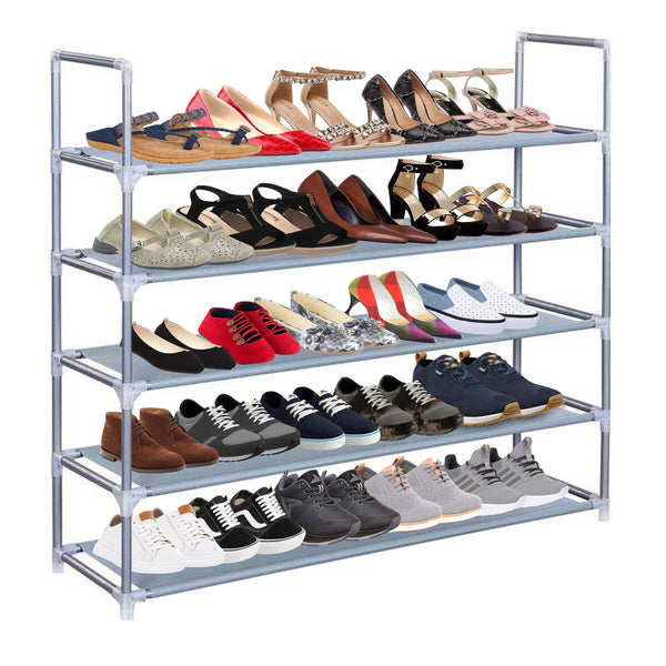 Space-Saving Shoe Rack - 2 To 5 Tier Extendable Storage Organizer For Compact Areas